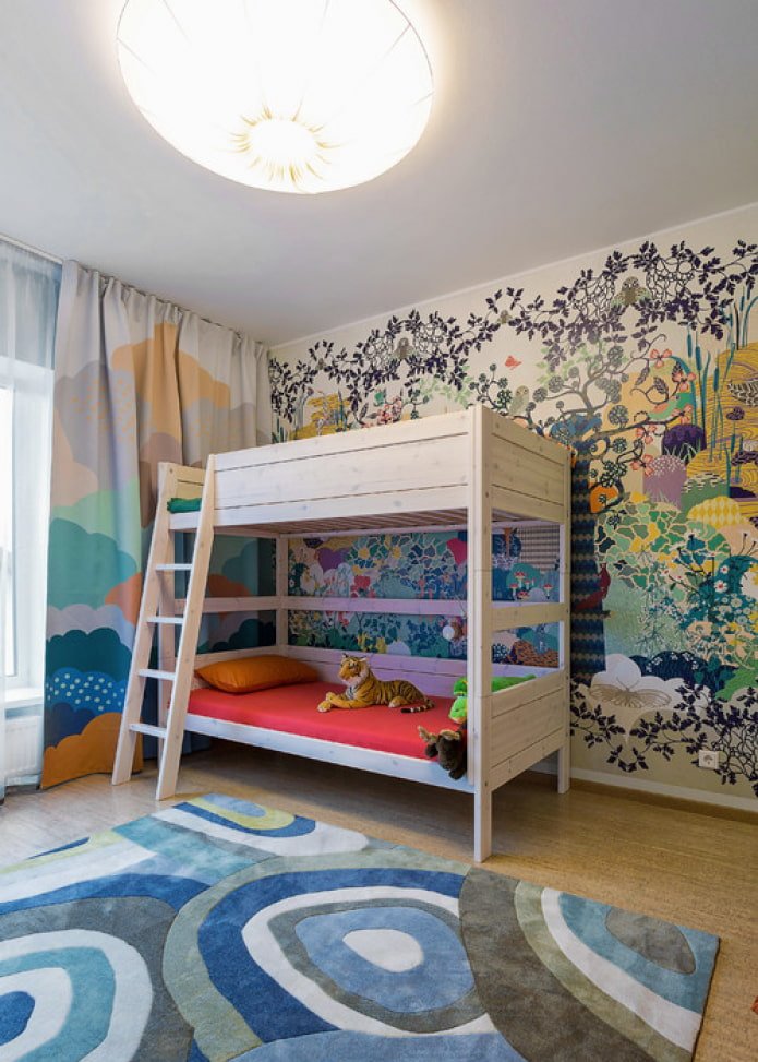 unusual wall in the nursery