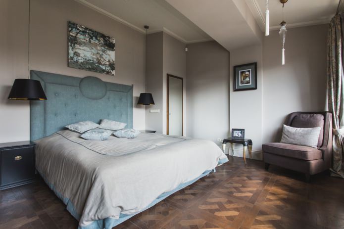 American style in the bedroom
