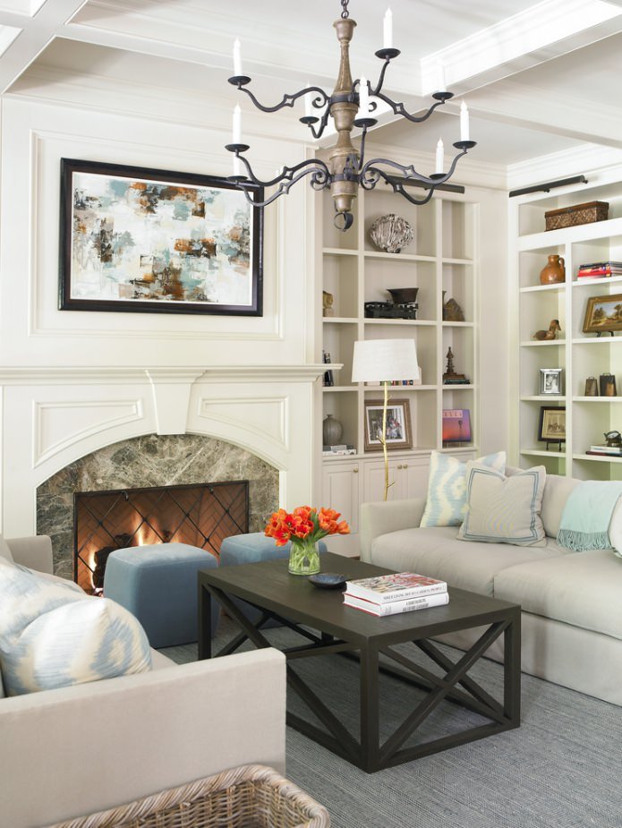 room decor in american style