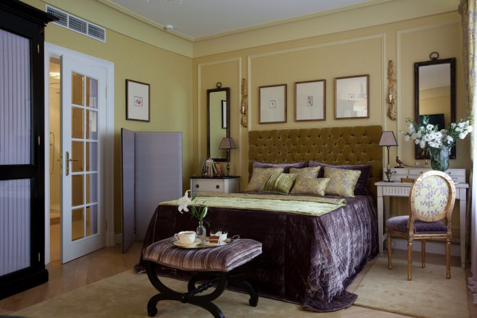 bedroom decor in american style