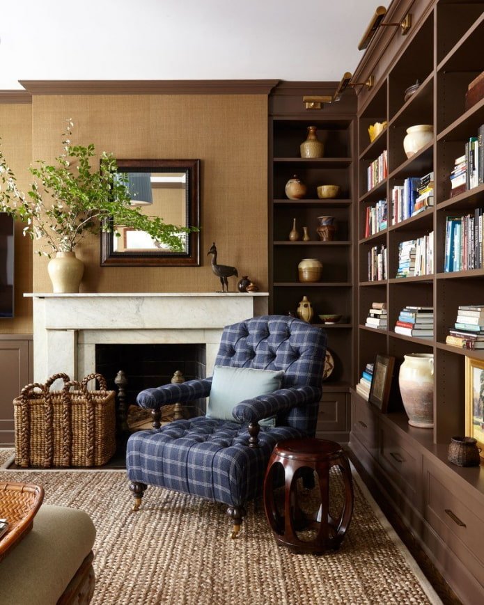 built-in wardrobes in the living room