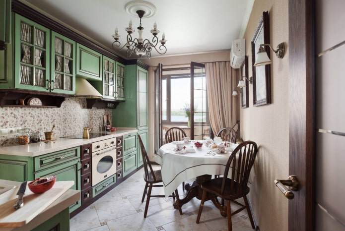 kitchen in English style