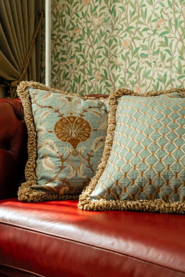 British style cushions