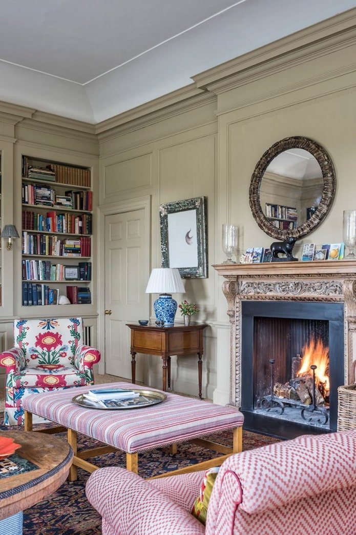 English style upholstered furniture