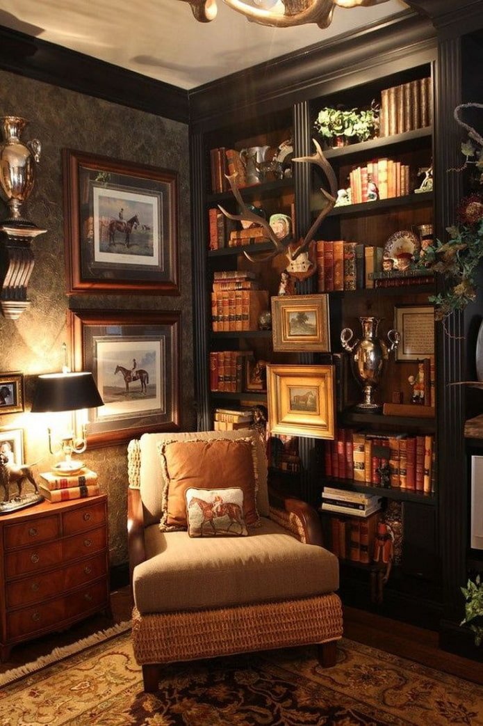 dark living room