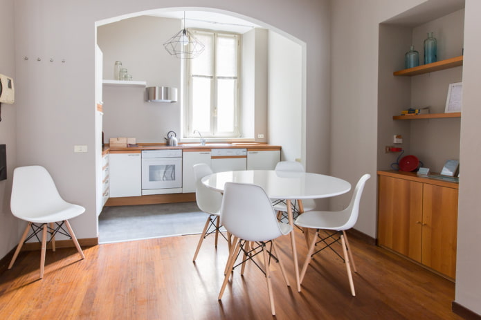 arch in kitchen zoning
