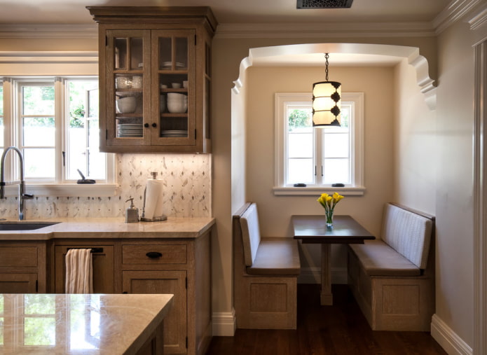 arch in kitchen zoning