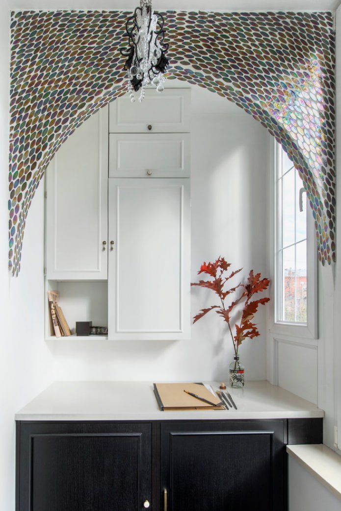 arch decorated with mosaic