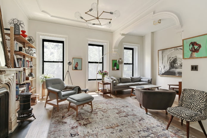 arch in the living room