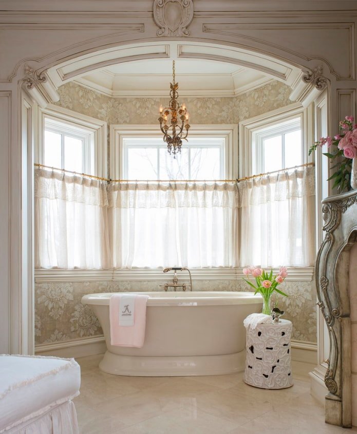 arch in the bathroom