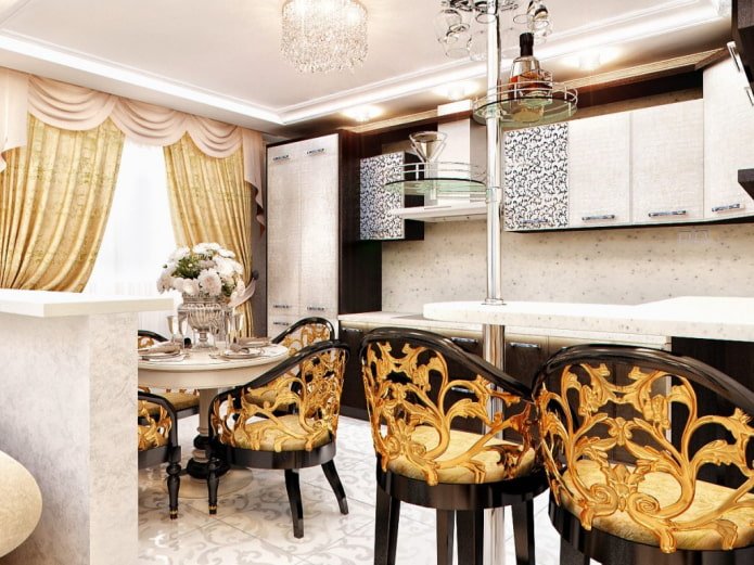 Floral theme in kitchen design