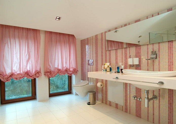 linen Austrian curtains
