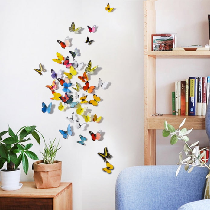 a composition of butterflies