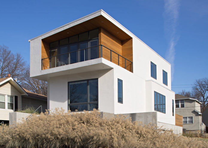 location of the balcony in the house project