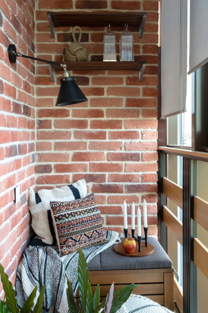 Stylish balcony decor