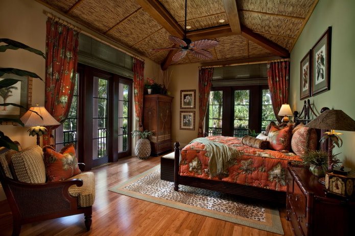 bamboo ceiling