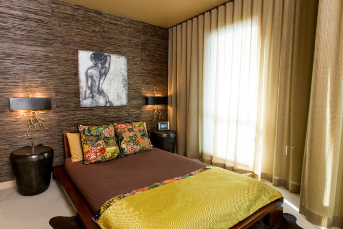 Ethnic style in the bedroom
