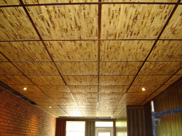 bamboo ceiling