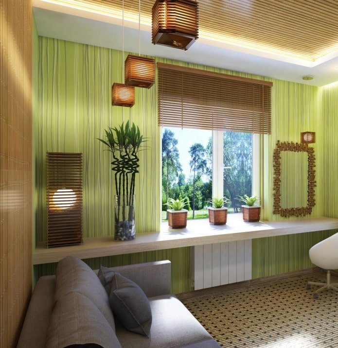 eco-style bamboo blinds