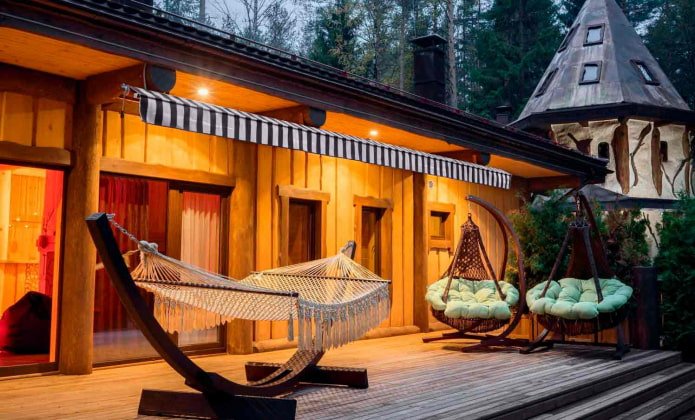 Hammock on the terrace