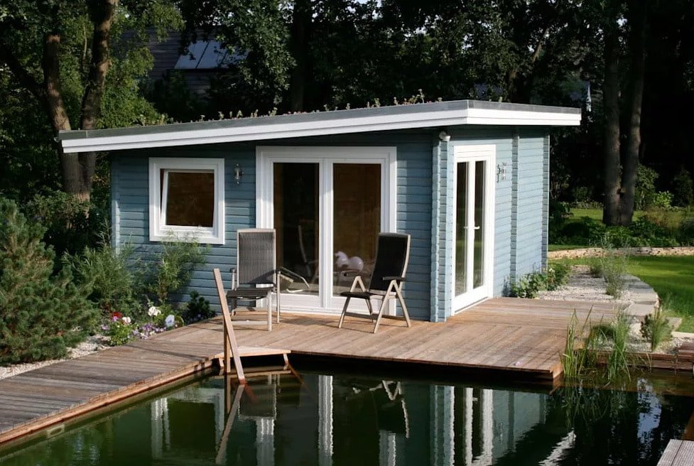 Bathhouse in Scandinavian style