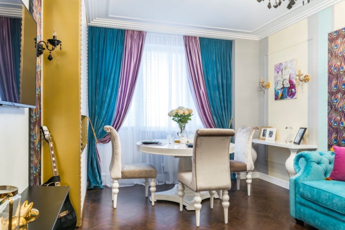 curtains in the living room