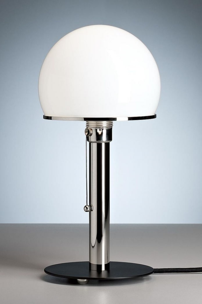 lamp in the Bauhaus style