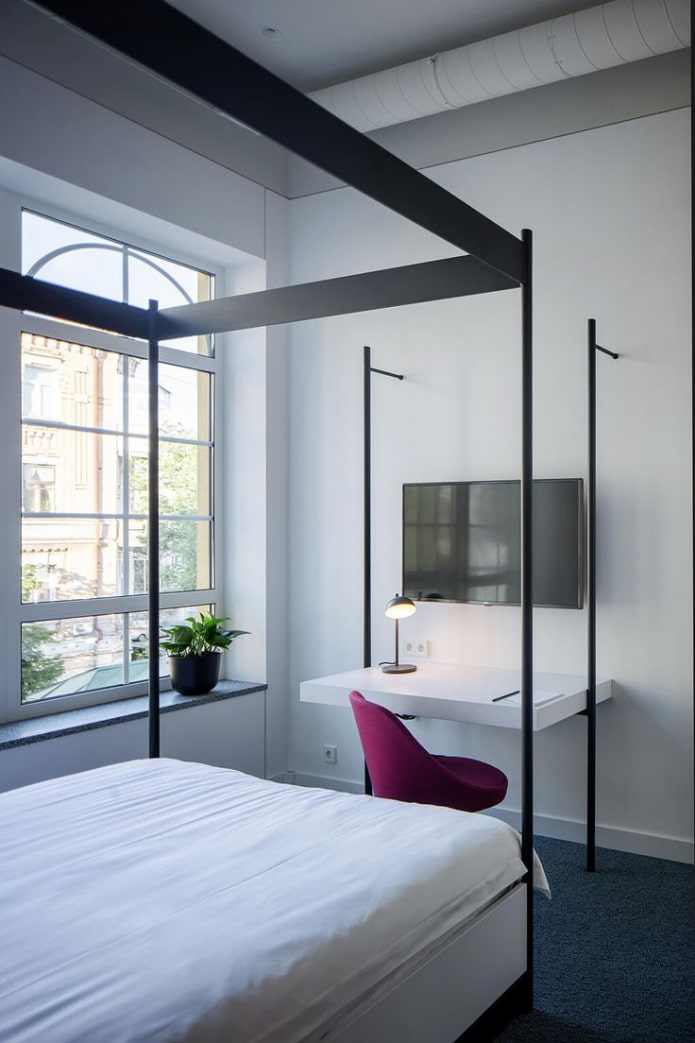 bedroom in white