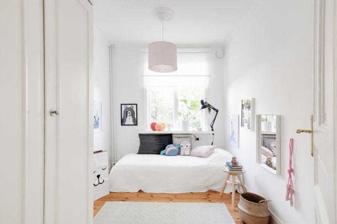 snow-white children's room