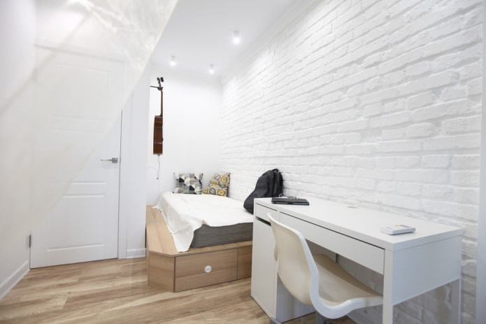 white brick in the nursery