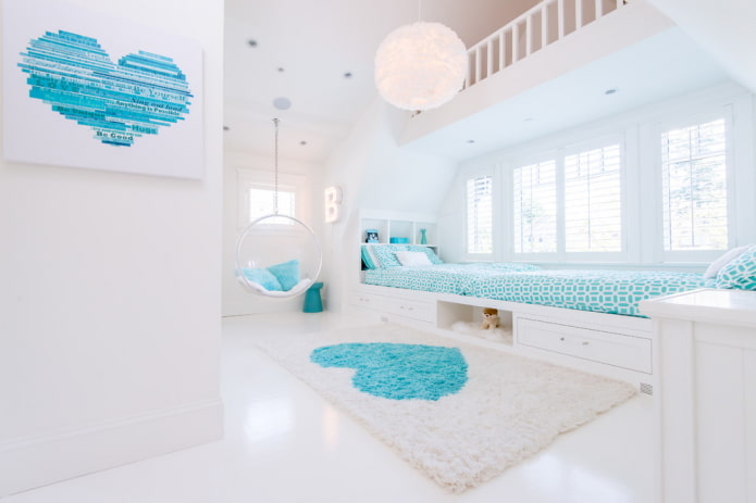 children's room in the attic