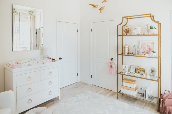 children's room in a classic style