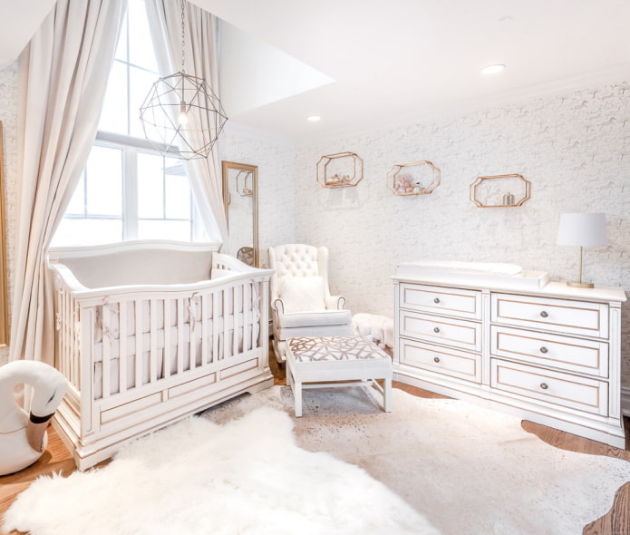 children's room in a classic style