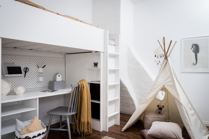 white furniture