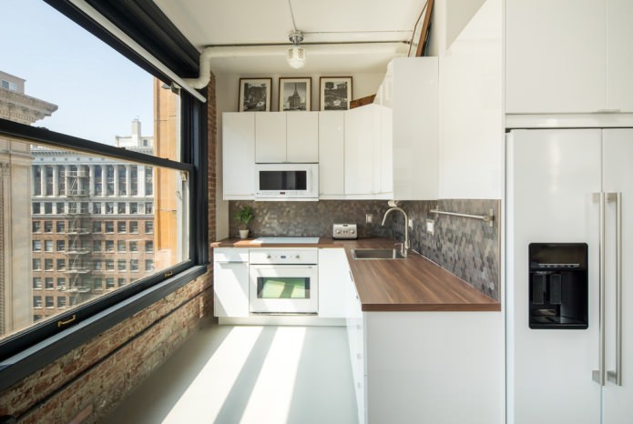 Loft style kitchen