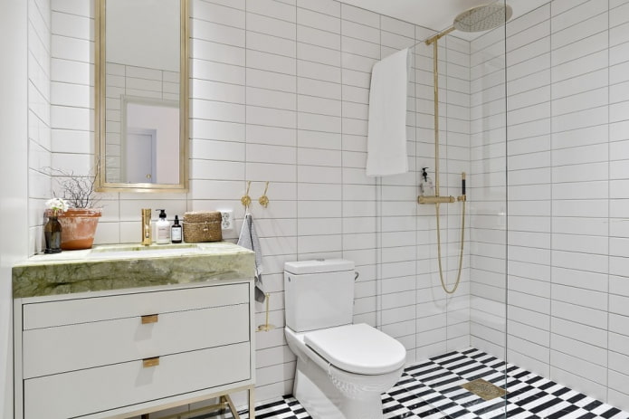white tiles with a linear pattern