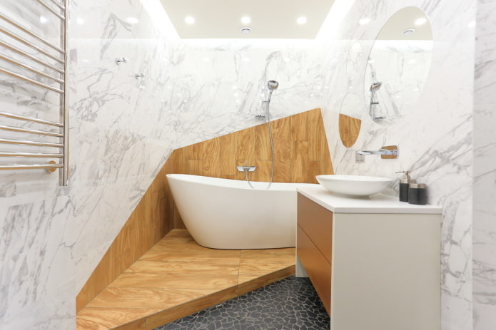 white bathroom interior design