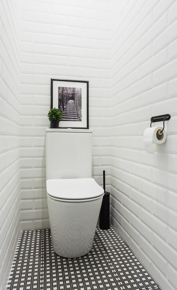 white toilet interior design