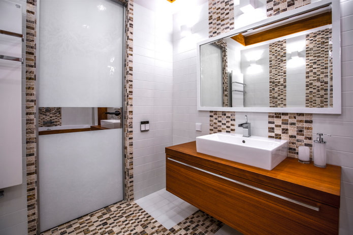 white doors in the bathroom