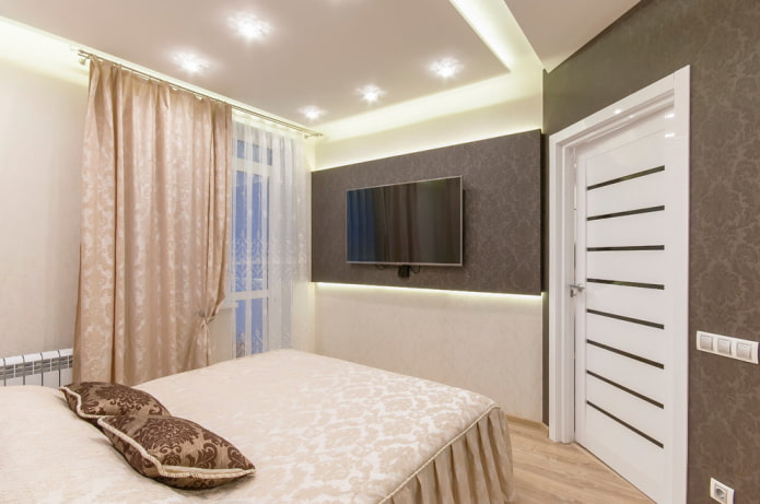 glossy white doors in the interior