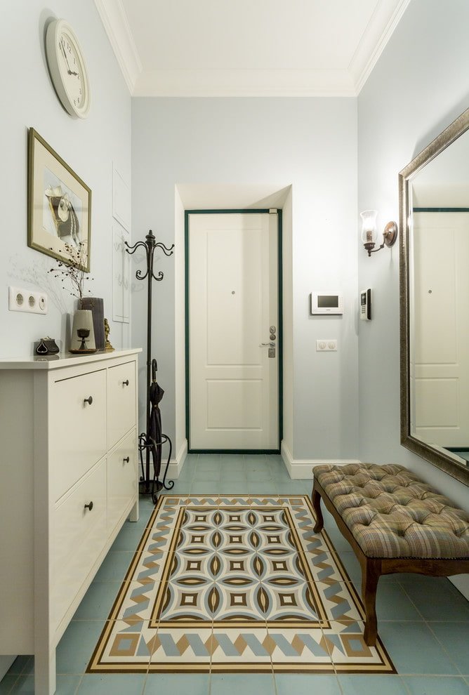 white doors with white furniture in the interior