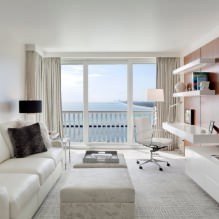 White and black and white wallpaper in the living room: 55 photos in the interior-2