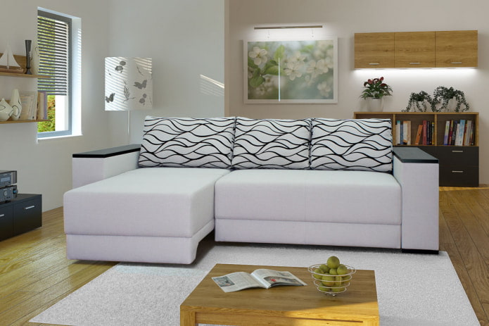 abstraction on a sofa