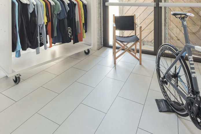 laminate under the tile