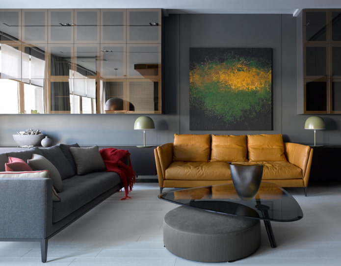 white floor in the living room
