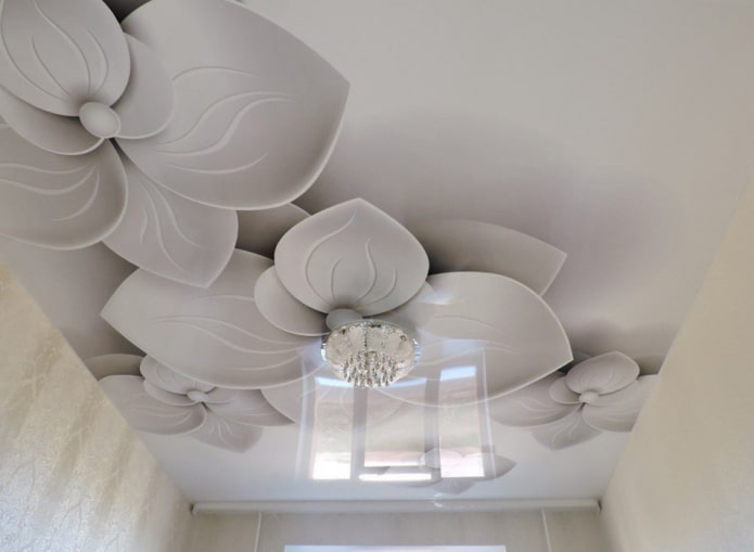 flowers on the ceiling