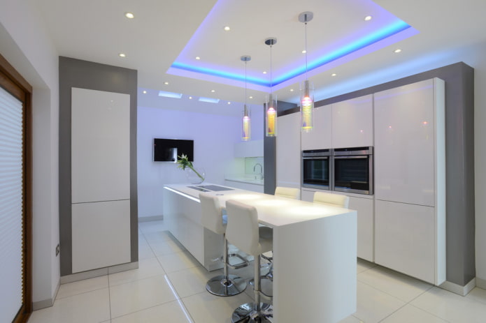 tiles on the floor in the kitchen