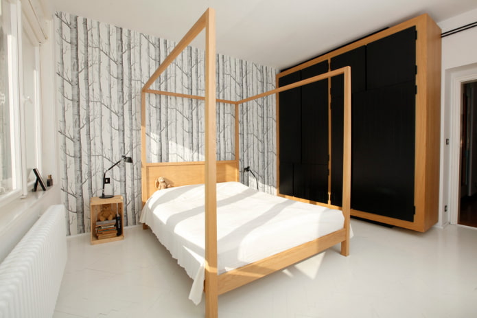 scandinavian bedroom interior