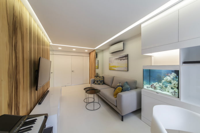 White doors and white floor