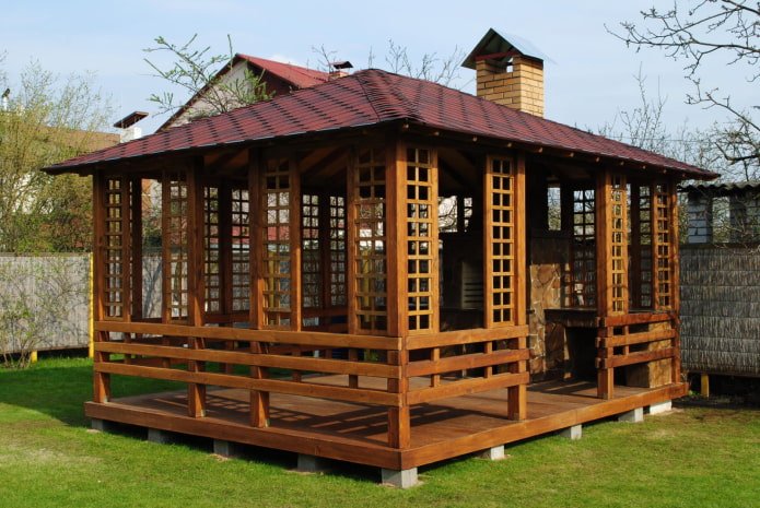 oriental style gazebo